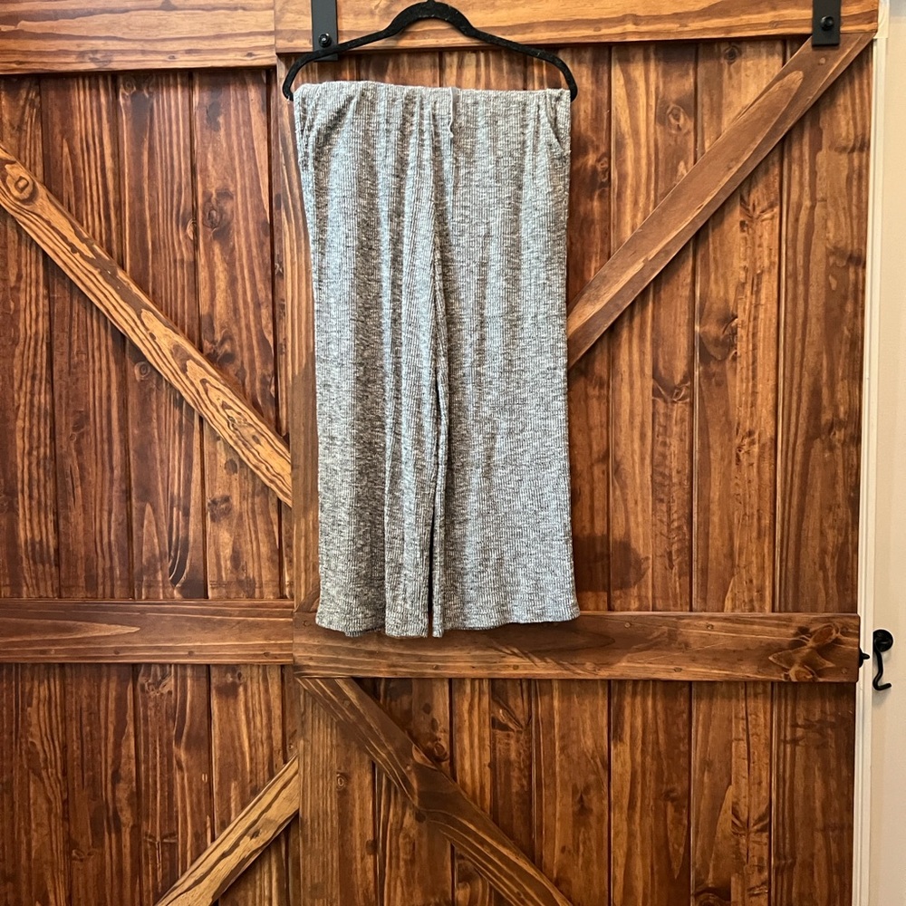 Gray Knit Pant